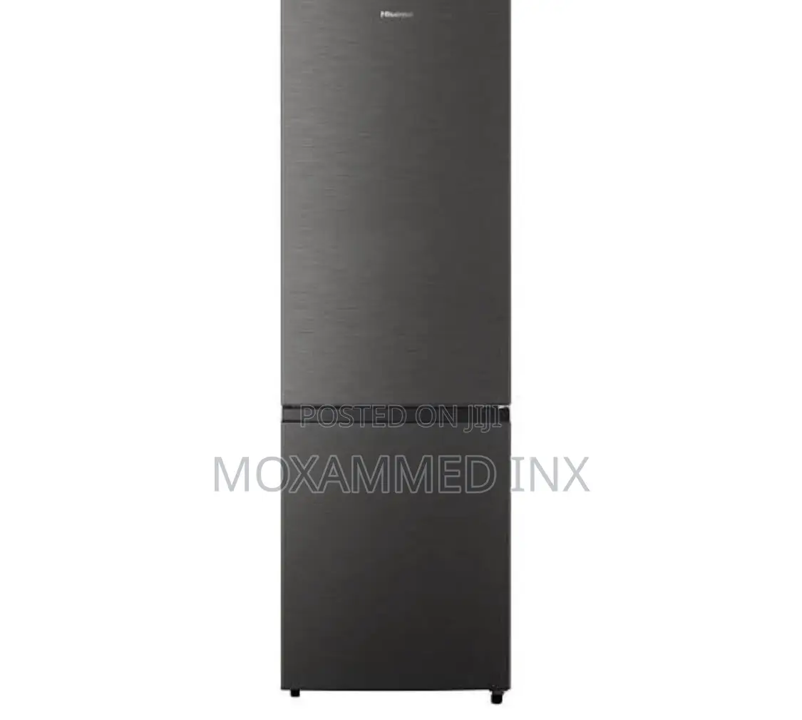 Hisense Fridge H370bit265 Litres INOX Bottom Freezer