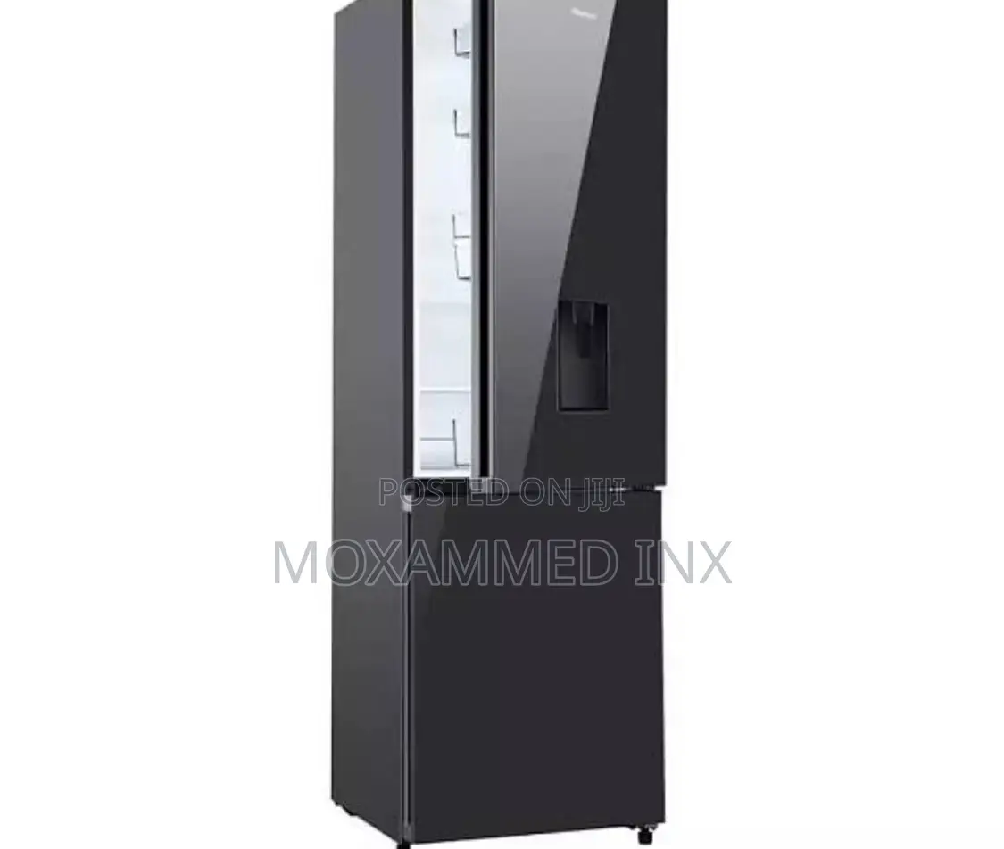 Hisense Fridge H370bmib-Wd 263 Litres Black Mirror Dispens