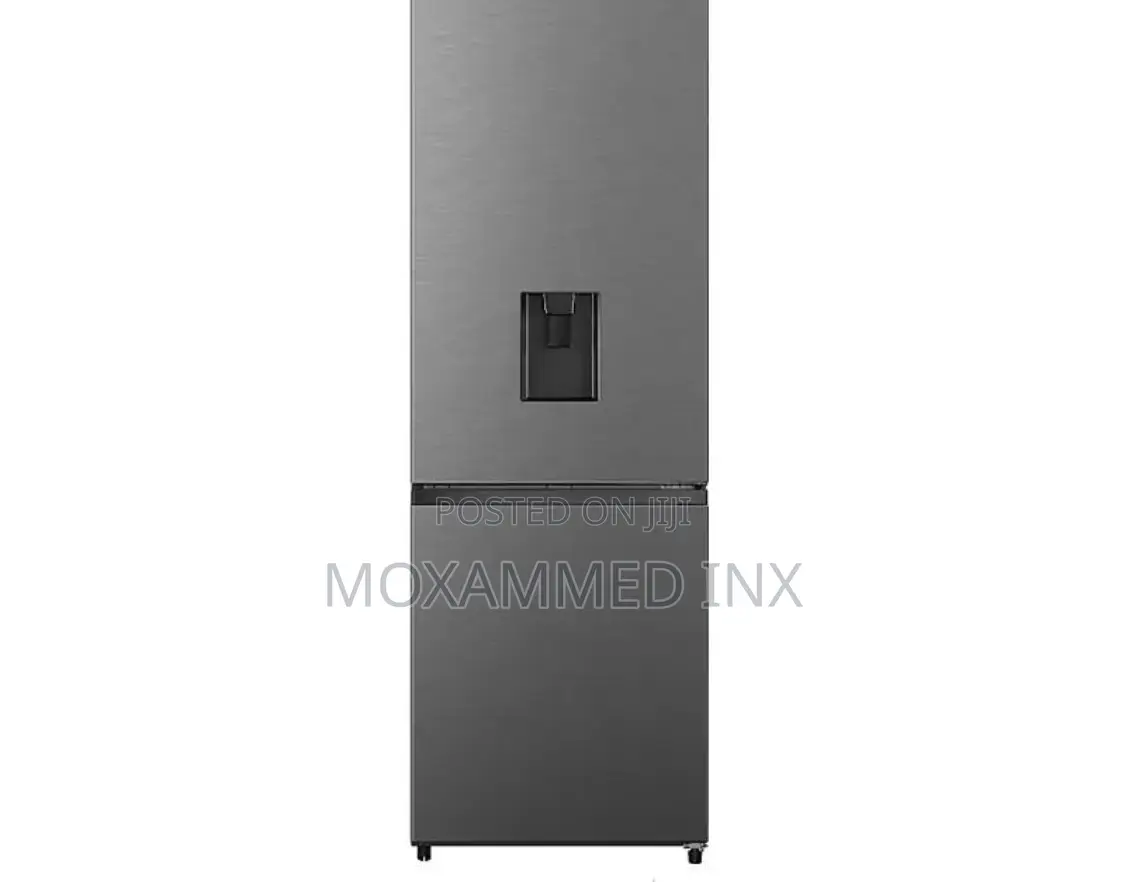 Hisense Fridge H450bit-Wd 347litres Titanium INOX Dispense