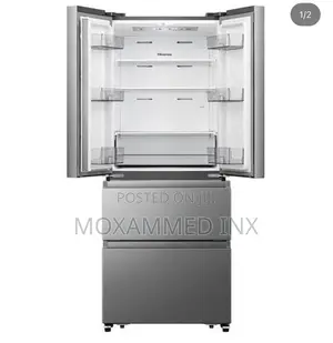 Hisense Fridge H530fi 380litres INOX French Door
