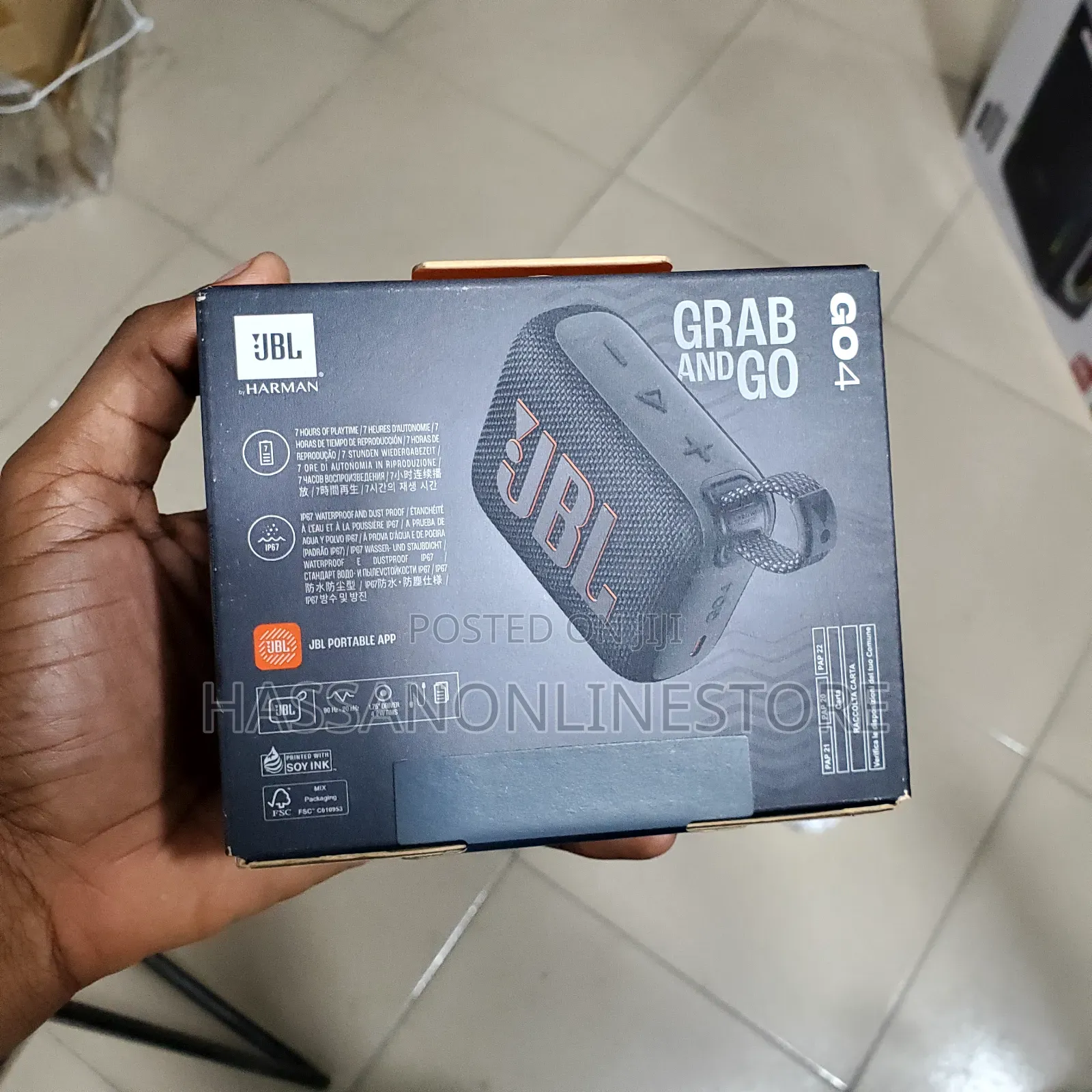 JBL Go 4 Bluetooth Speaker - Black