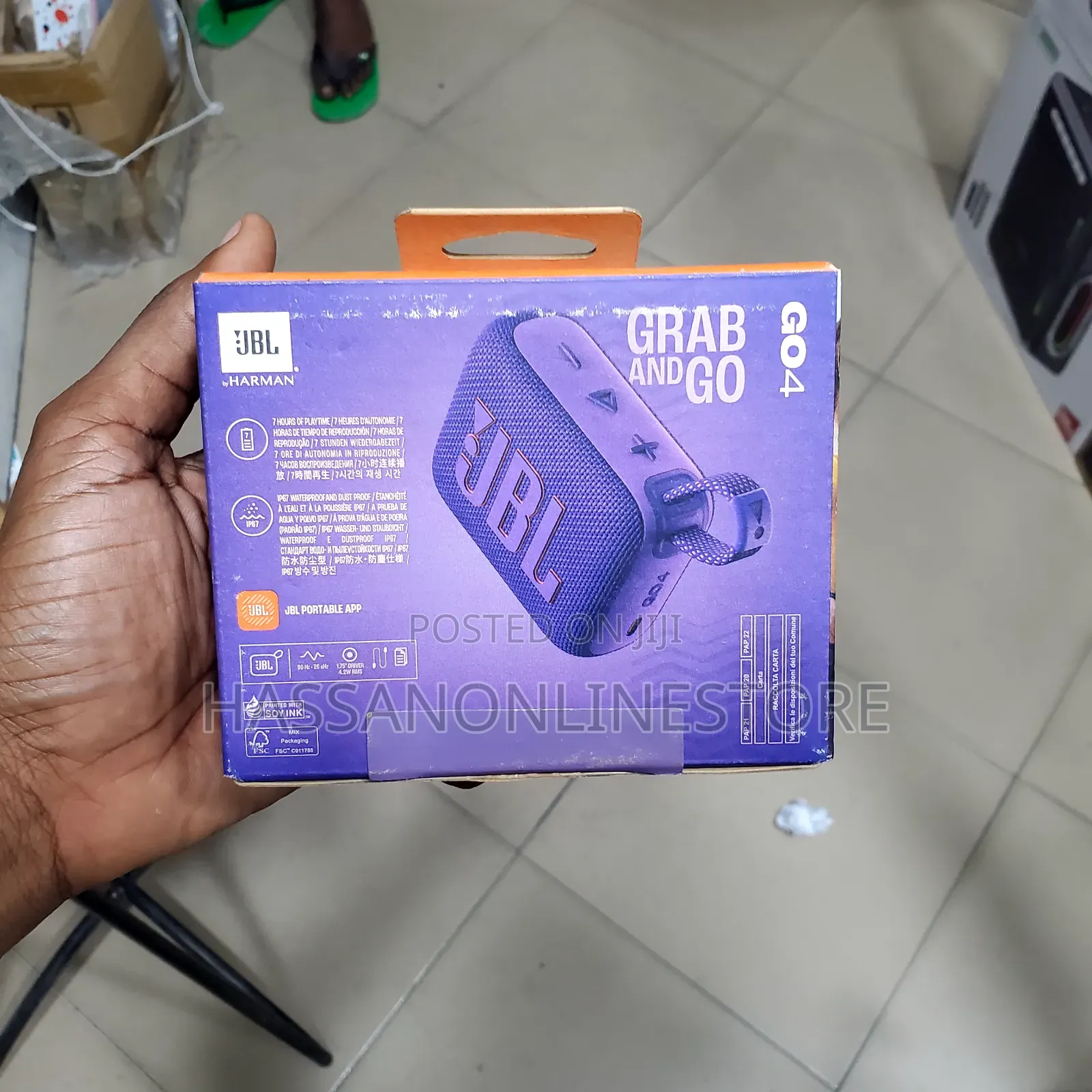 JBL Go 4 Bluetooth Speaker - Purple