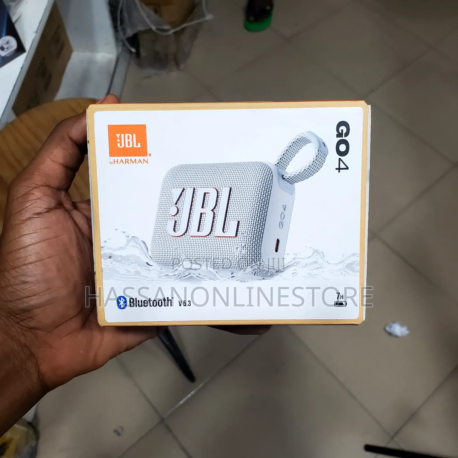 JBL Go 4 Bluetooth Speaker - White