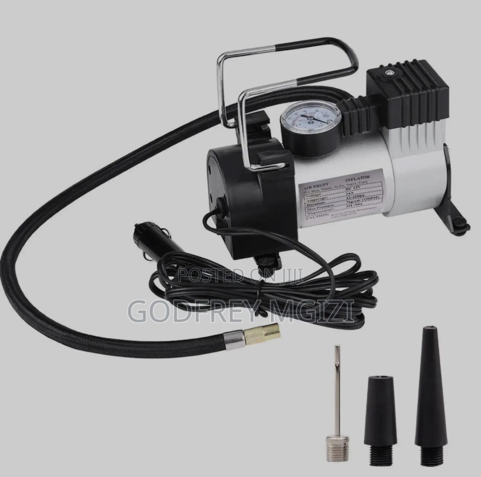 Car H Eavy Air Compressor DC 12V 965 Kpa