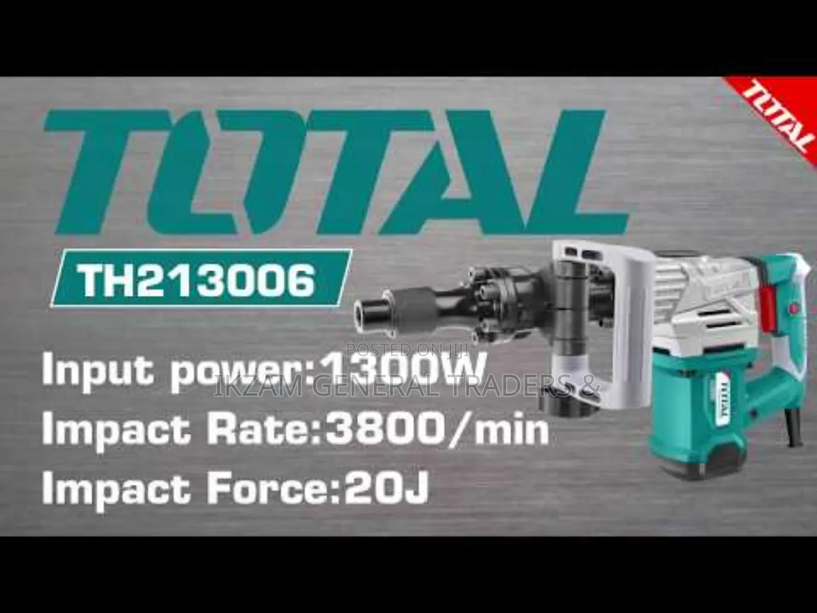 Drill Machine 7kg (Demolition Breaker) 1300W