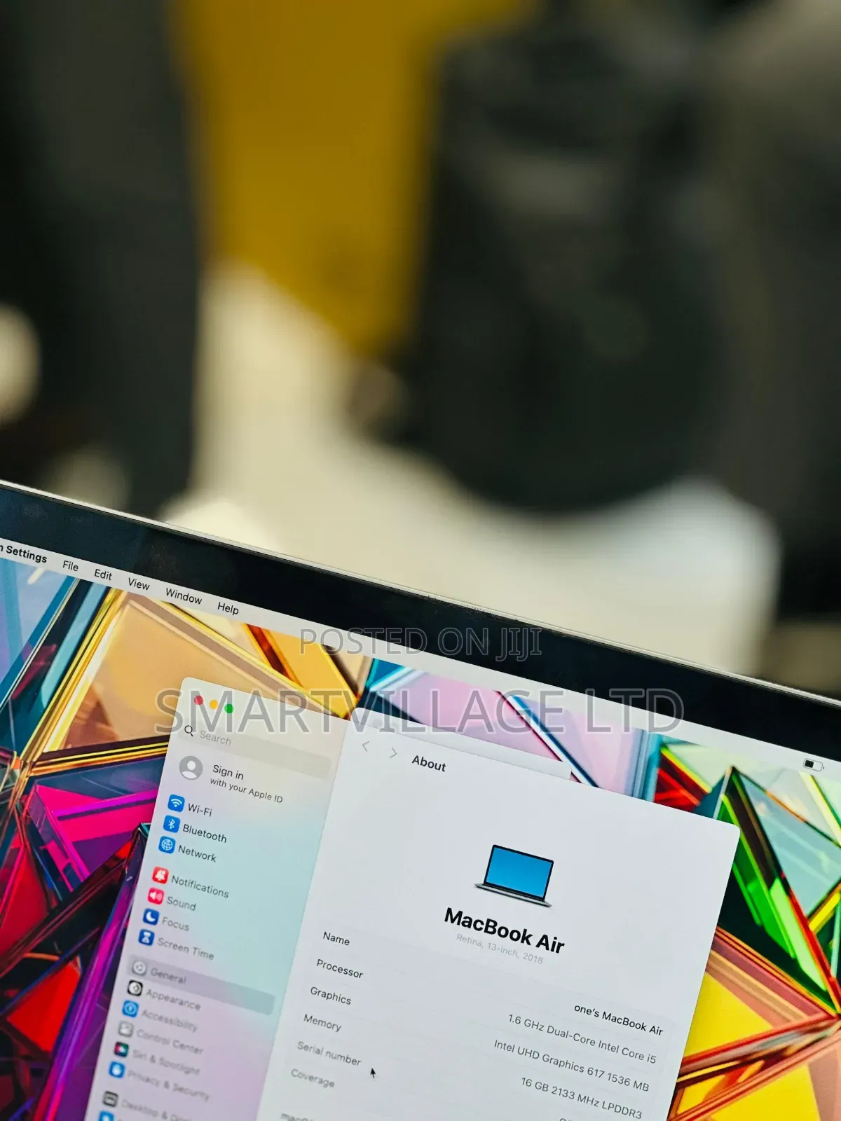 Laptop Apple MacBook Air 2018 8GB Intel Core I5 SSD 512GB