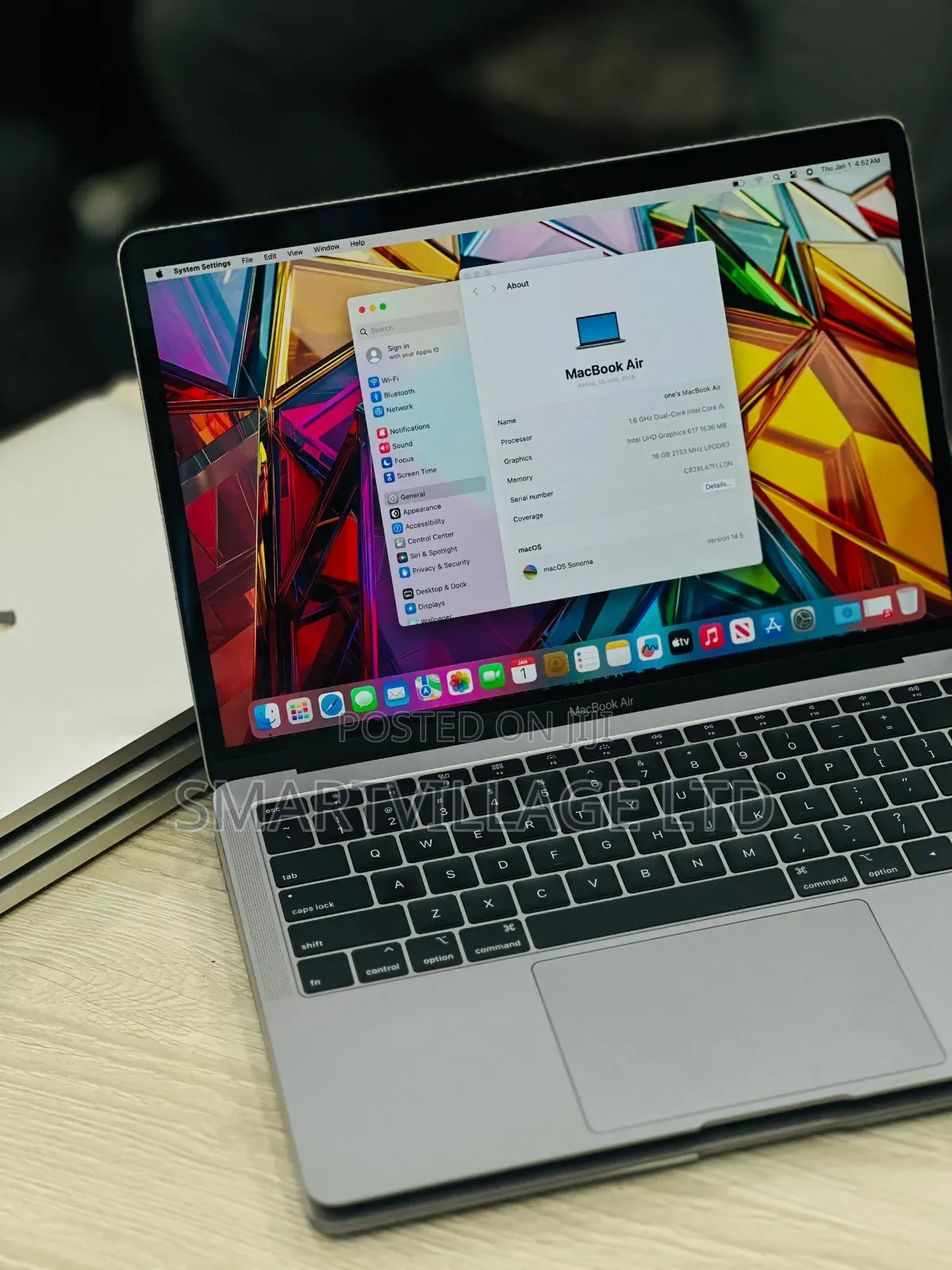 Laptop Apple MacBook Air 2018 8GB Intel Core I5 SSD 512GB