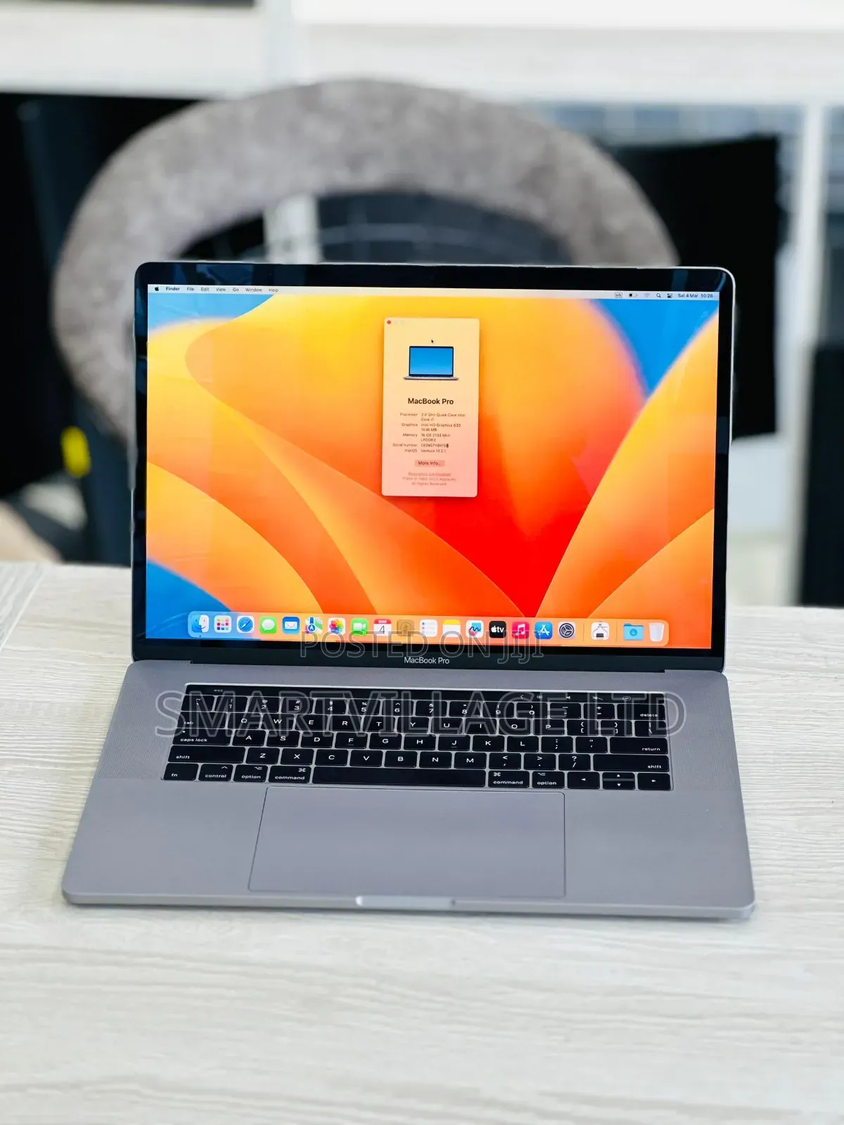 Laptop Apple MacBook Pro 2017 16GB Intel Core I7 SSD 256GB