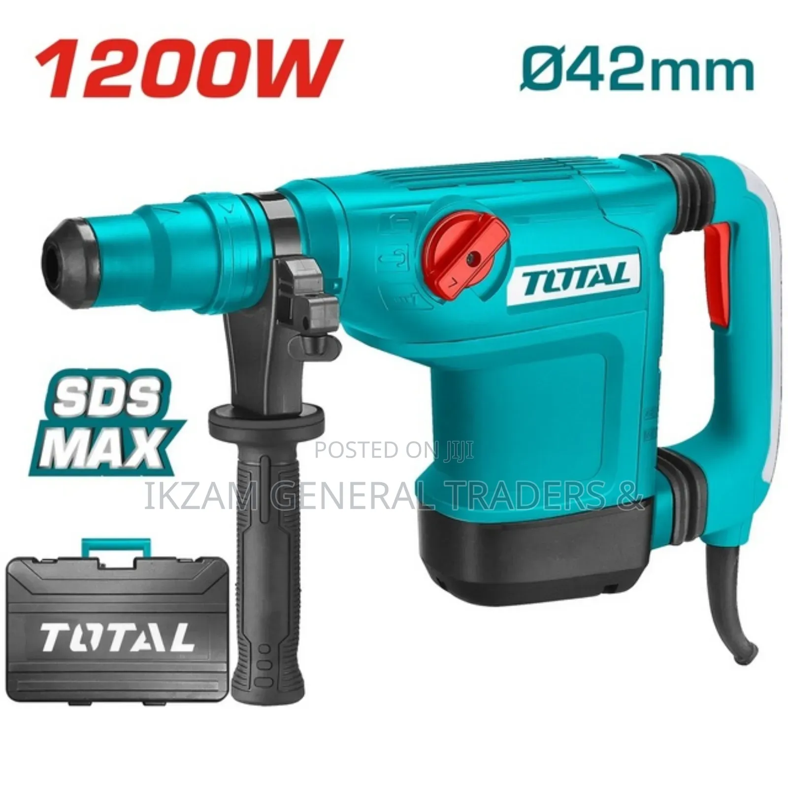 Drill Machine (Rotary Hammer,1200W, 235-->514rpm)