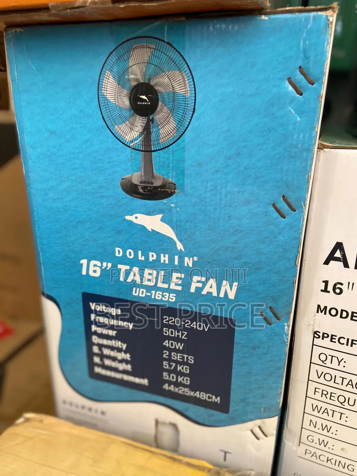 Dolphin 16" Table Fan Ud-1635