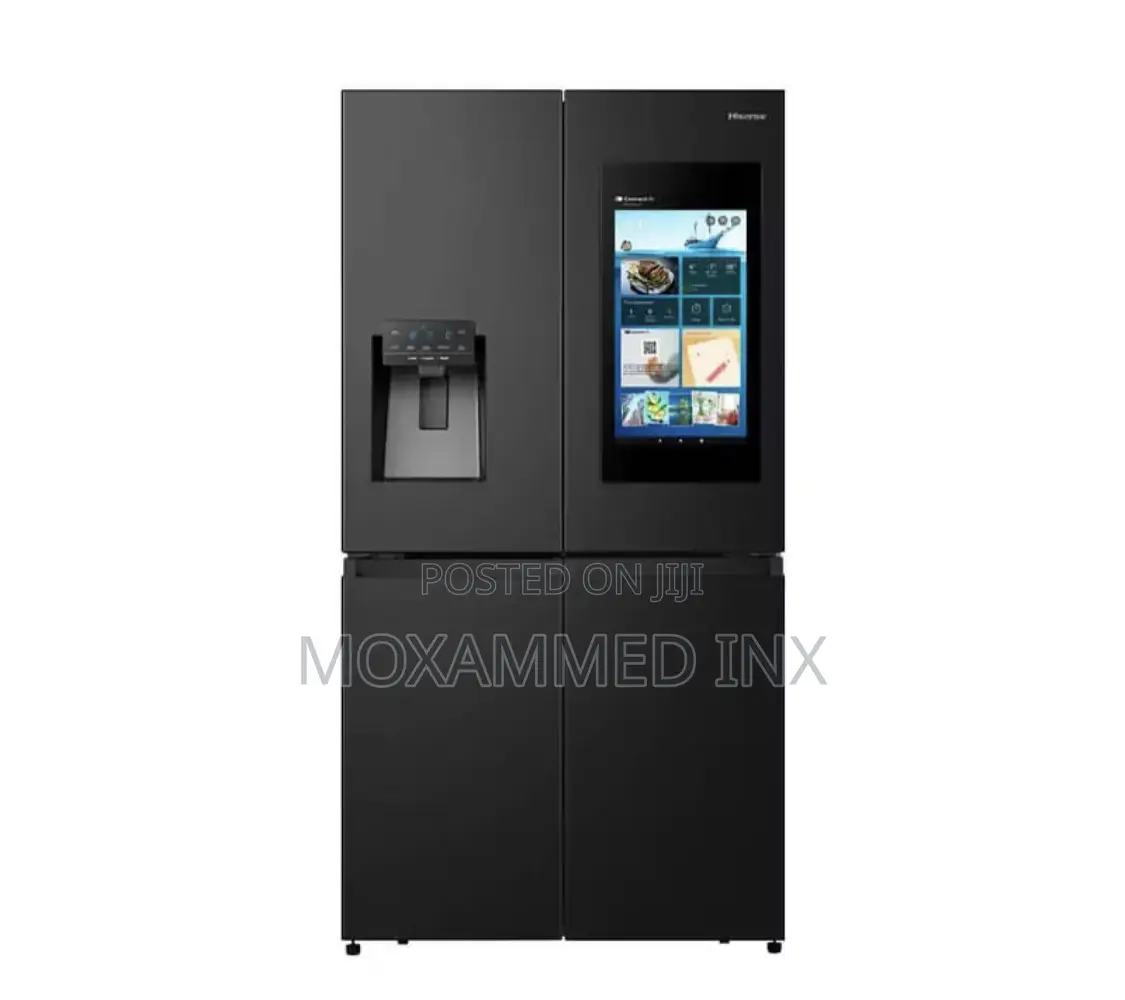 Hisense Fridge H750fsb-Ids 536litre Plumbed Black Stainless