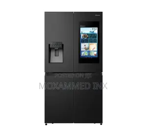Hisense Fridge H750fsb-Ids 536litre Plumbed Black Stainless
