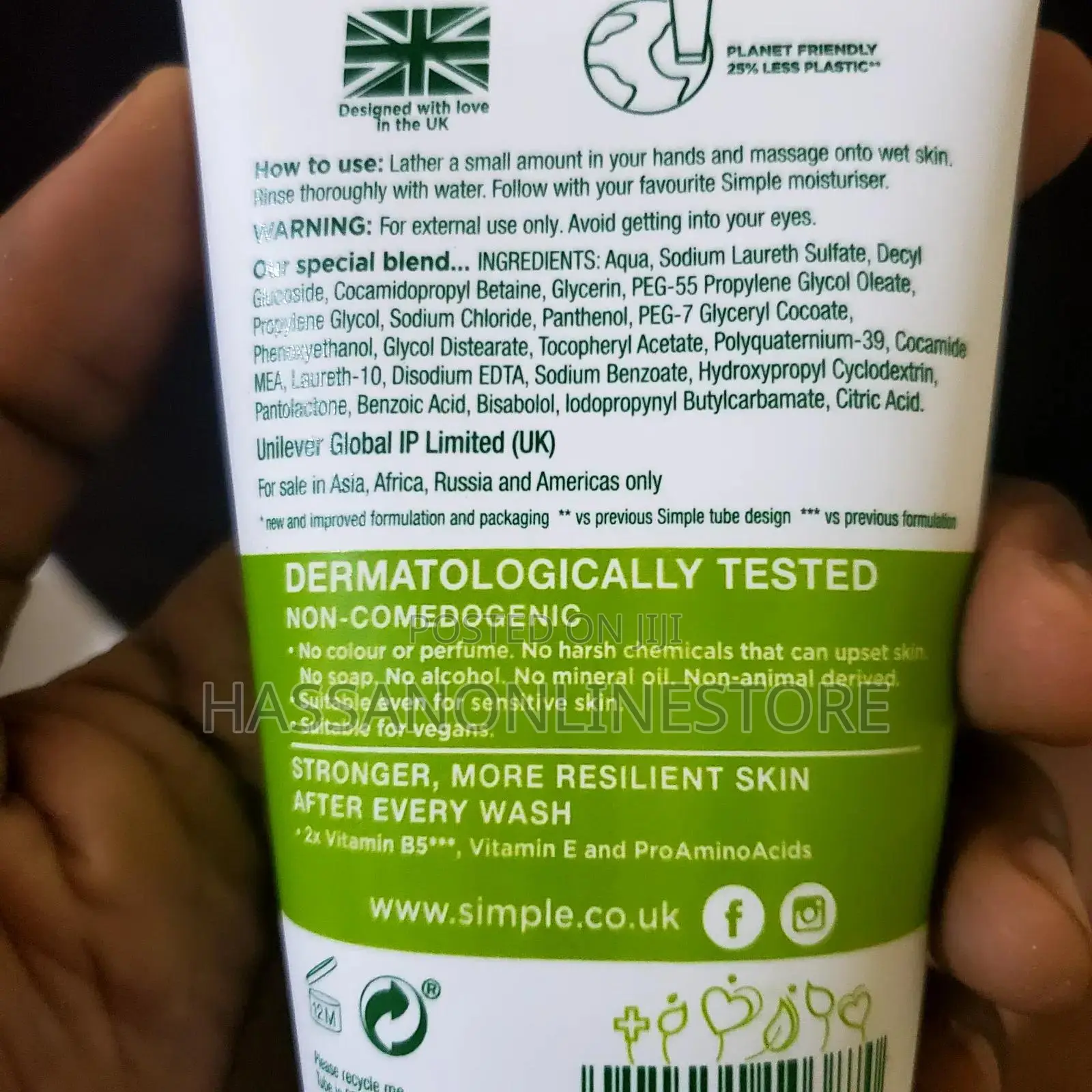 Simple Moisturising Facial Wash - 150ml