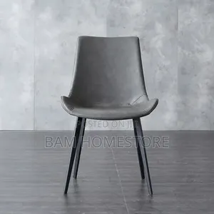 Leather Chair With Metal Legs