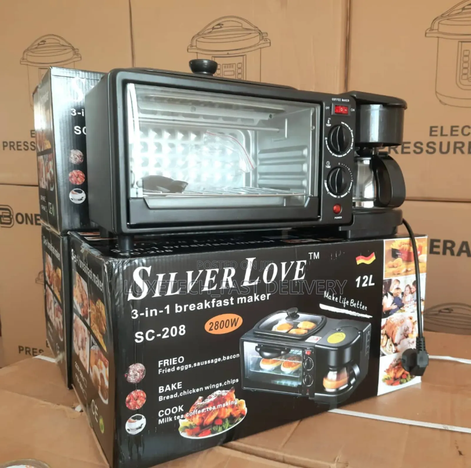 Silver Love Breakfast Maker