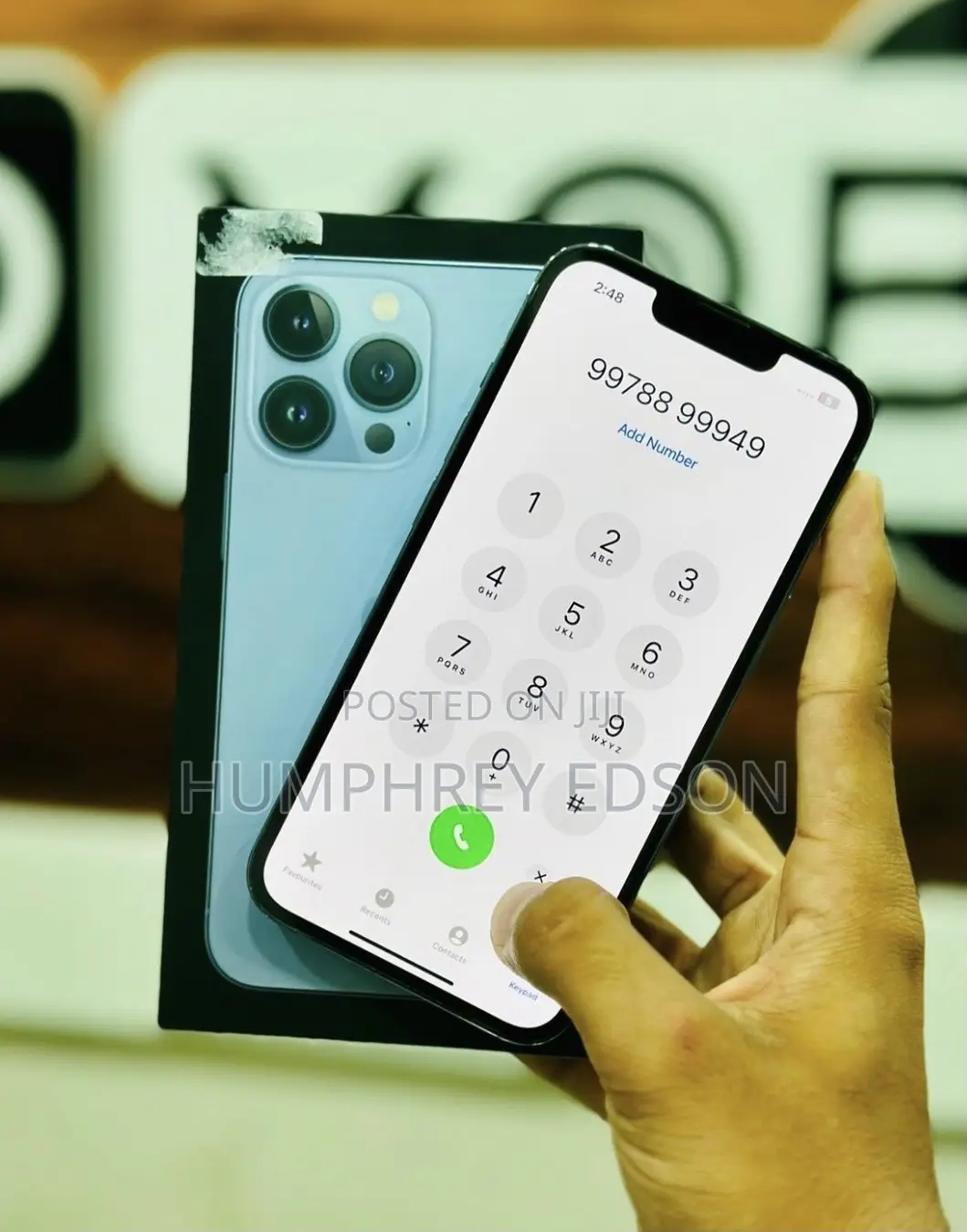New Apple iPhone 13 Pro 128 GB Blue