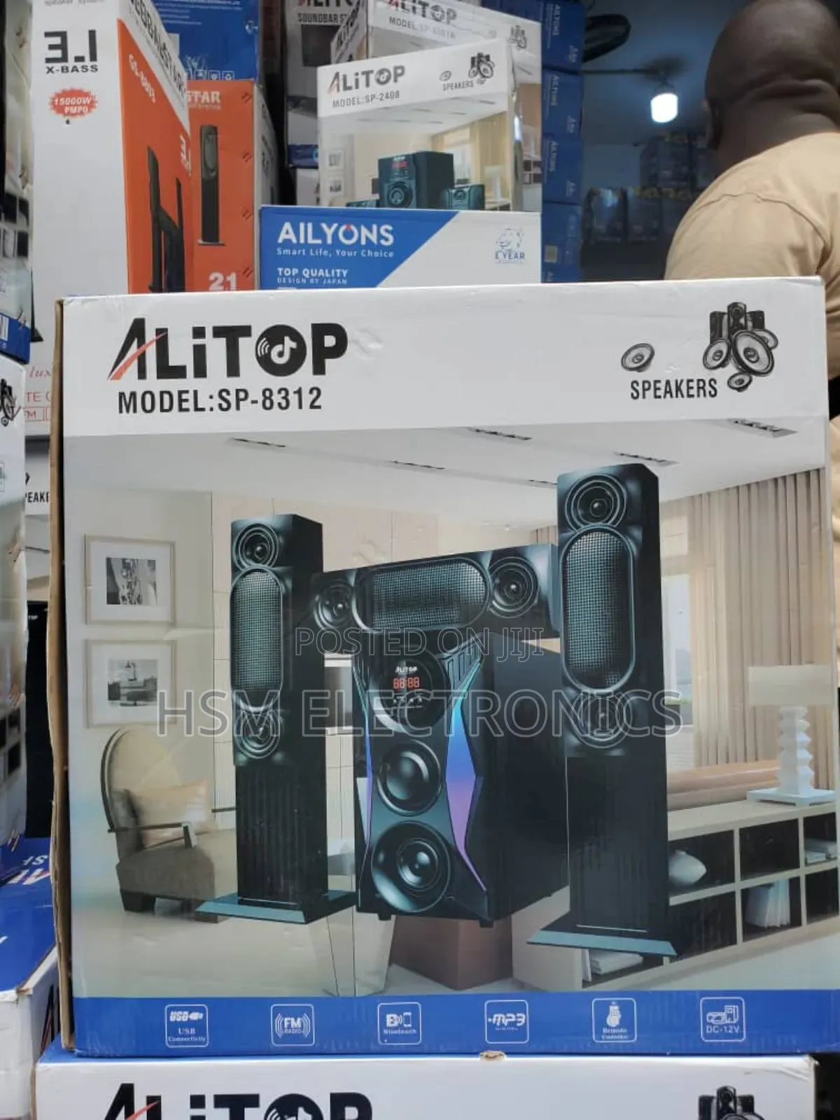 Alitop Subwoofer Sp-8312