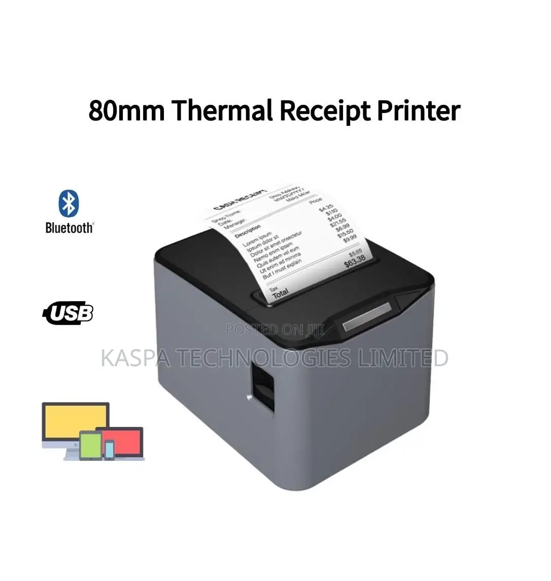 Bluetooth 80mm Receipt Printer
