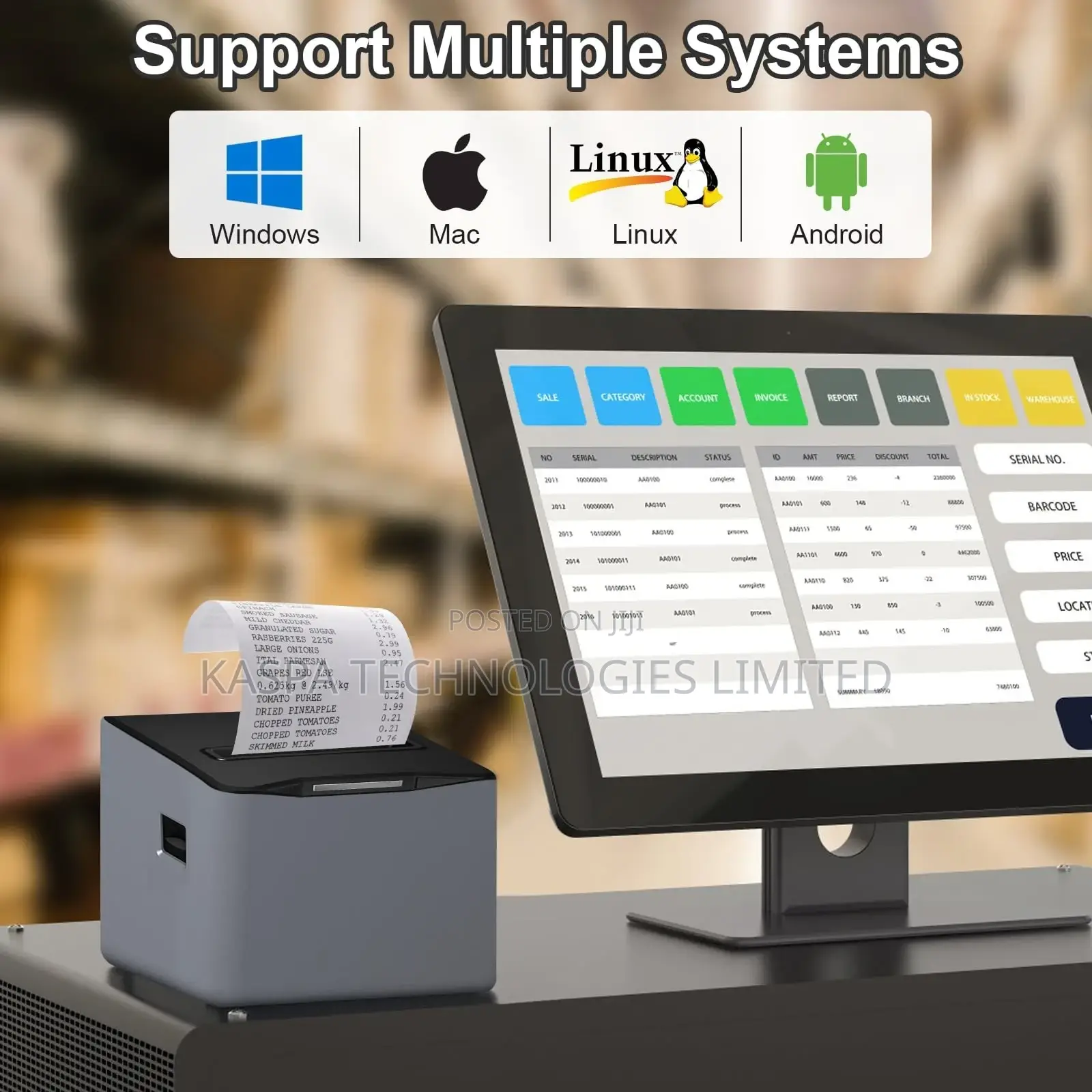 Bluetooth 80mm Receipt Printer