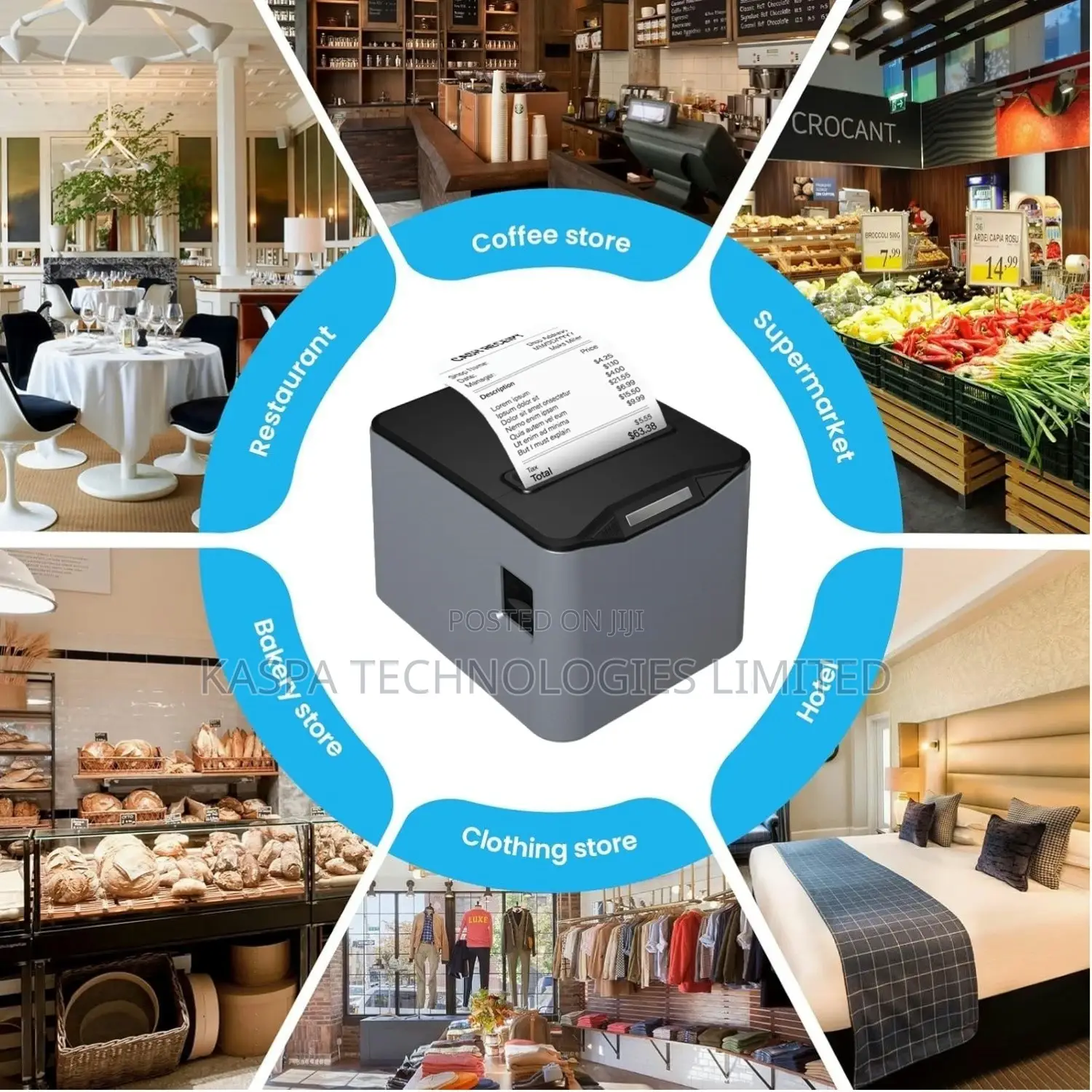 Bluetooth 80mm Receipt Printer