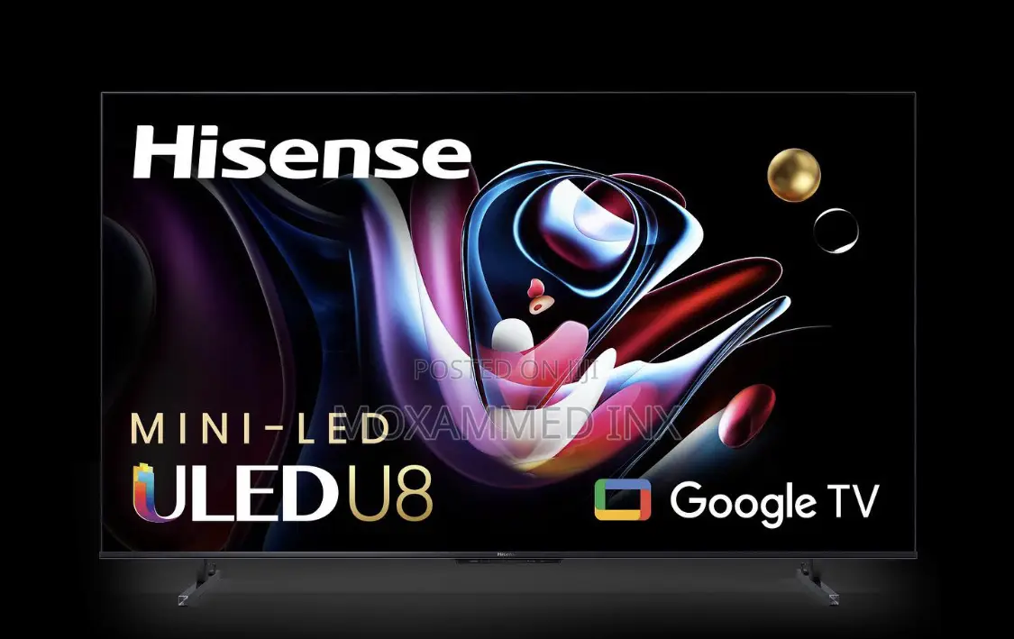 Hisense TV 75U8K Inch 75 Smart Uhd Mini-Led PRO Quantum