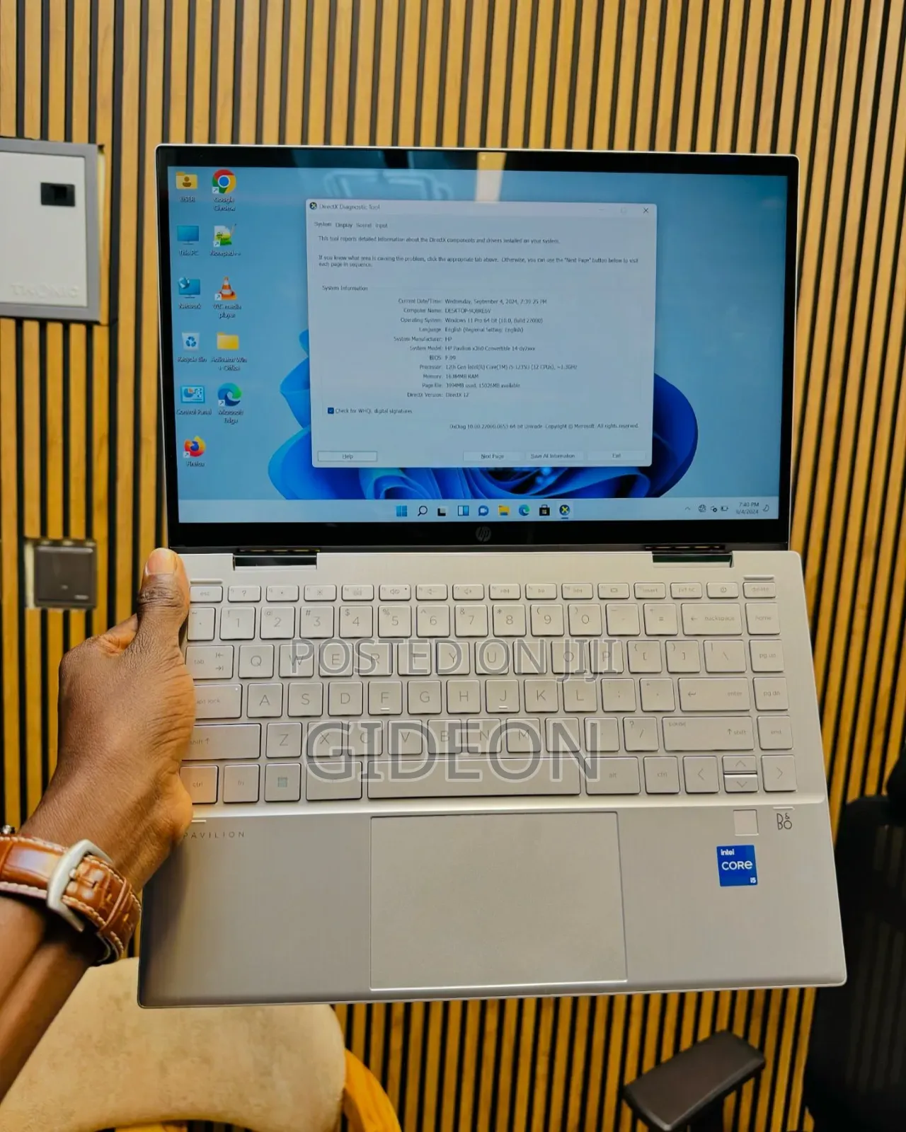 New Laptop HP Pavilion X360 16GB Intel Core I5 SSD 512GB