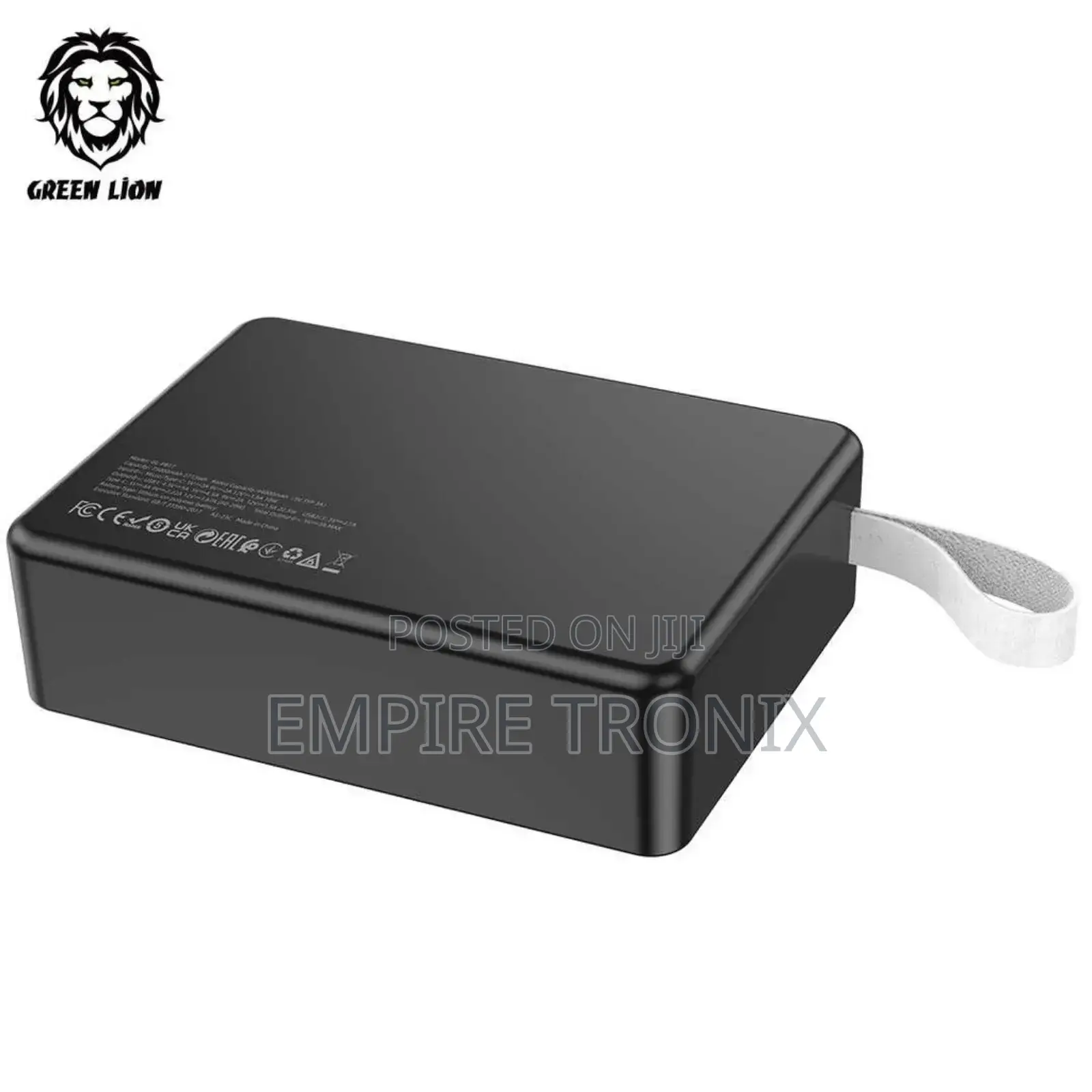Green Lion Power Bank 75000mah PD 20W QC3.0 22.5W - Black