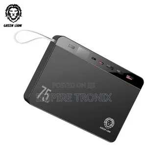 Green Lion Power Bank 75000mah PD 20W QC3.0 22.5W - Black