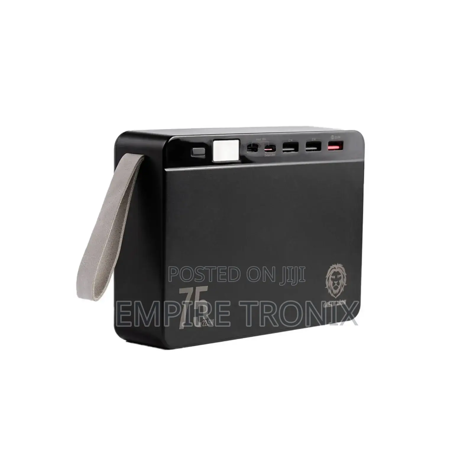 Green Lion Power Bank 75000mah PD 20W QC3.0 22.5W - Black