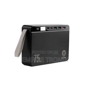 Green Lion Power Bank 75000mah PD 20W QC3.0 22.5W - Black