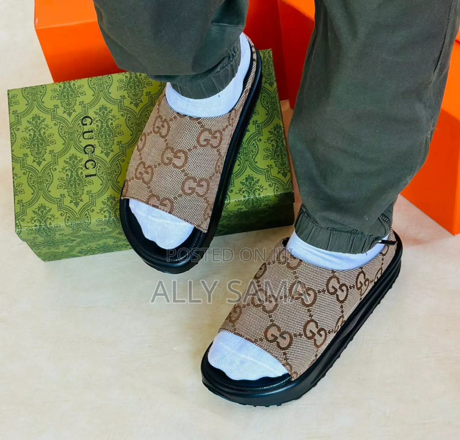 Mens Sandals Brand Gucci Original