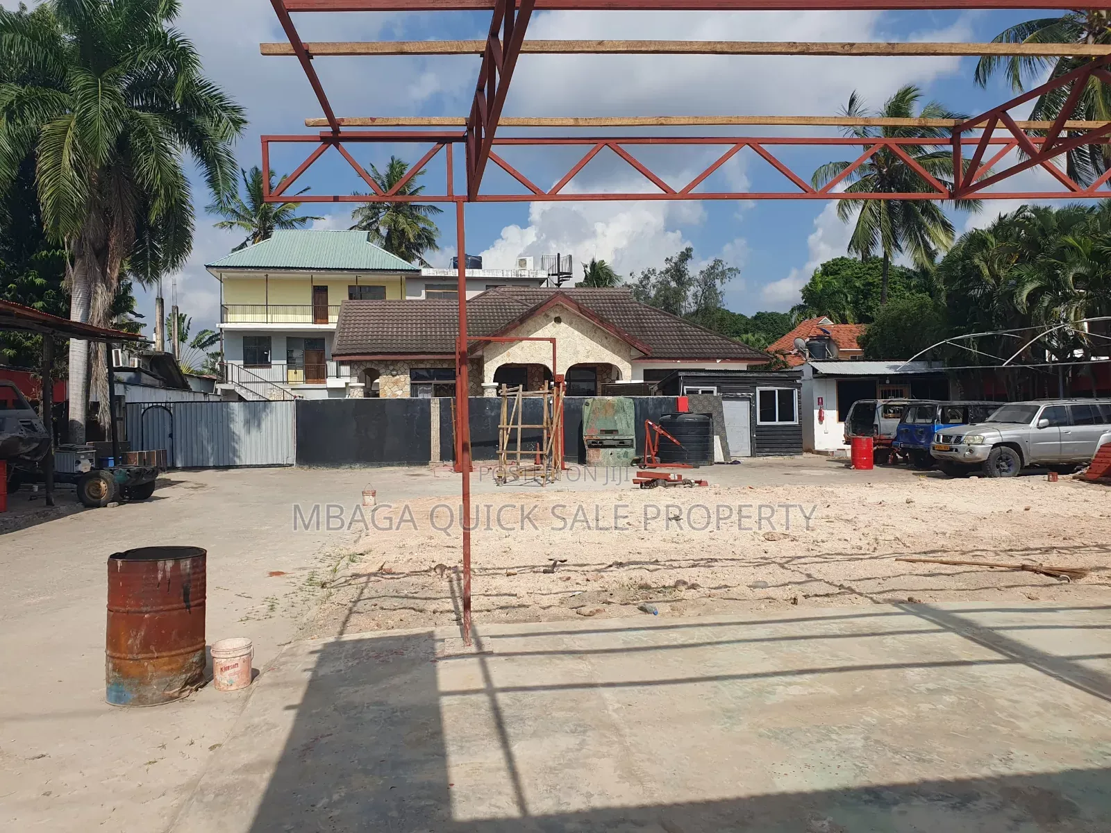 Plot With 2 House in a Compound for Sale at Mbezi Kwa Zena