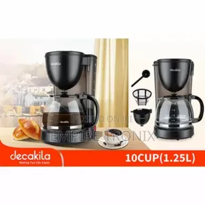 Decakila Coffee Maker Drip 750w 1.25L 10 Cups KECF001B