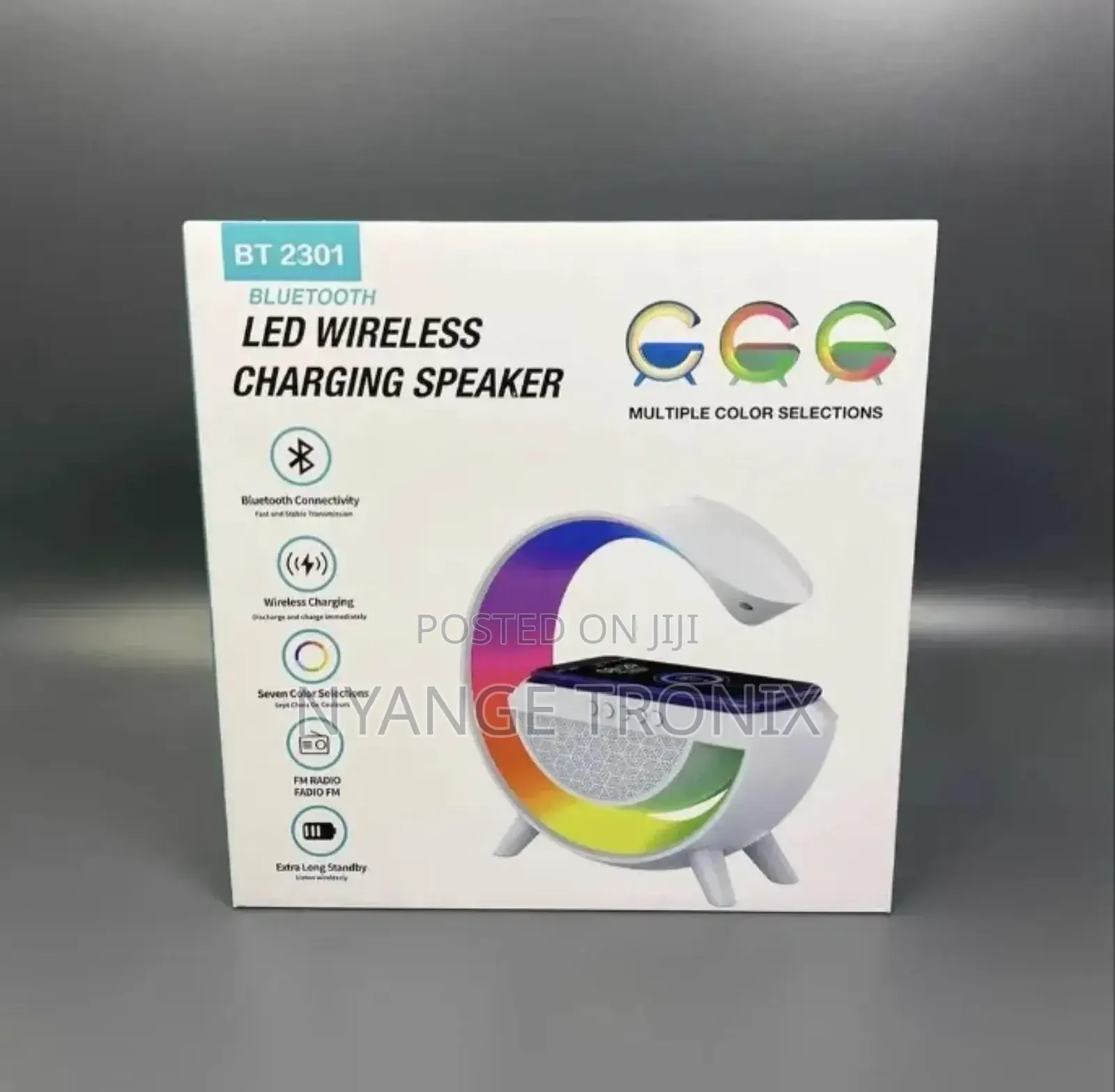 LED Wireless Charging Speaker