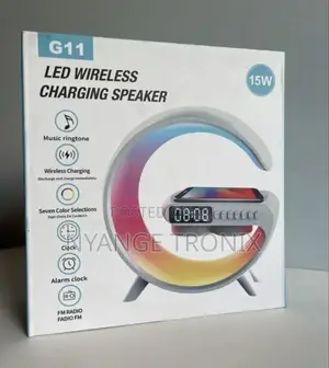 LED Wireless Charging Speaker