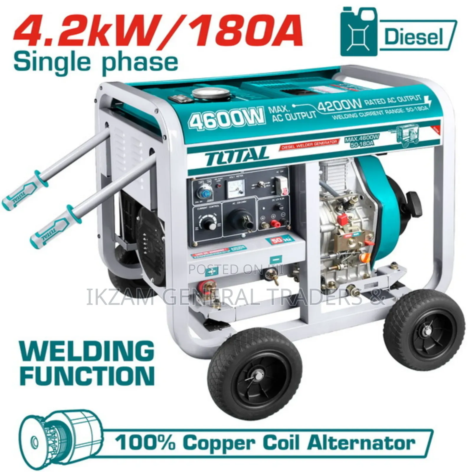 Generator Diesel (Welding) 9HP_4600W,