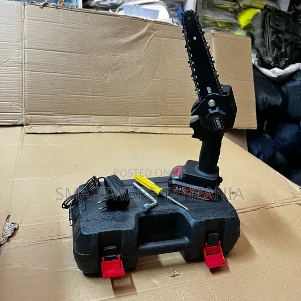 6-inches Cordless Chain Saw, Electric Drill - Box Included