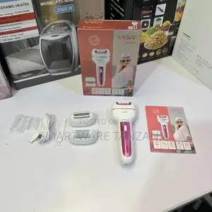 VGR V-722 Cordless 2-in-1 Women Body Epilator Shaver -pink