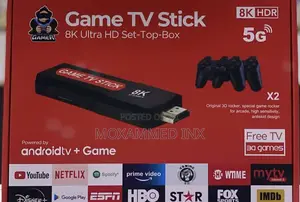 Game TV Stick Android Tv + Games 5G