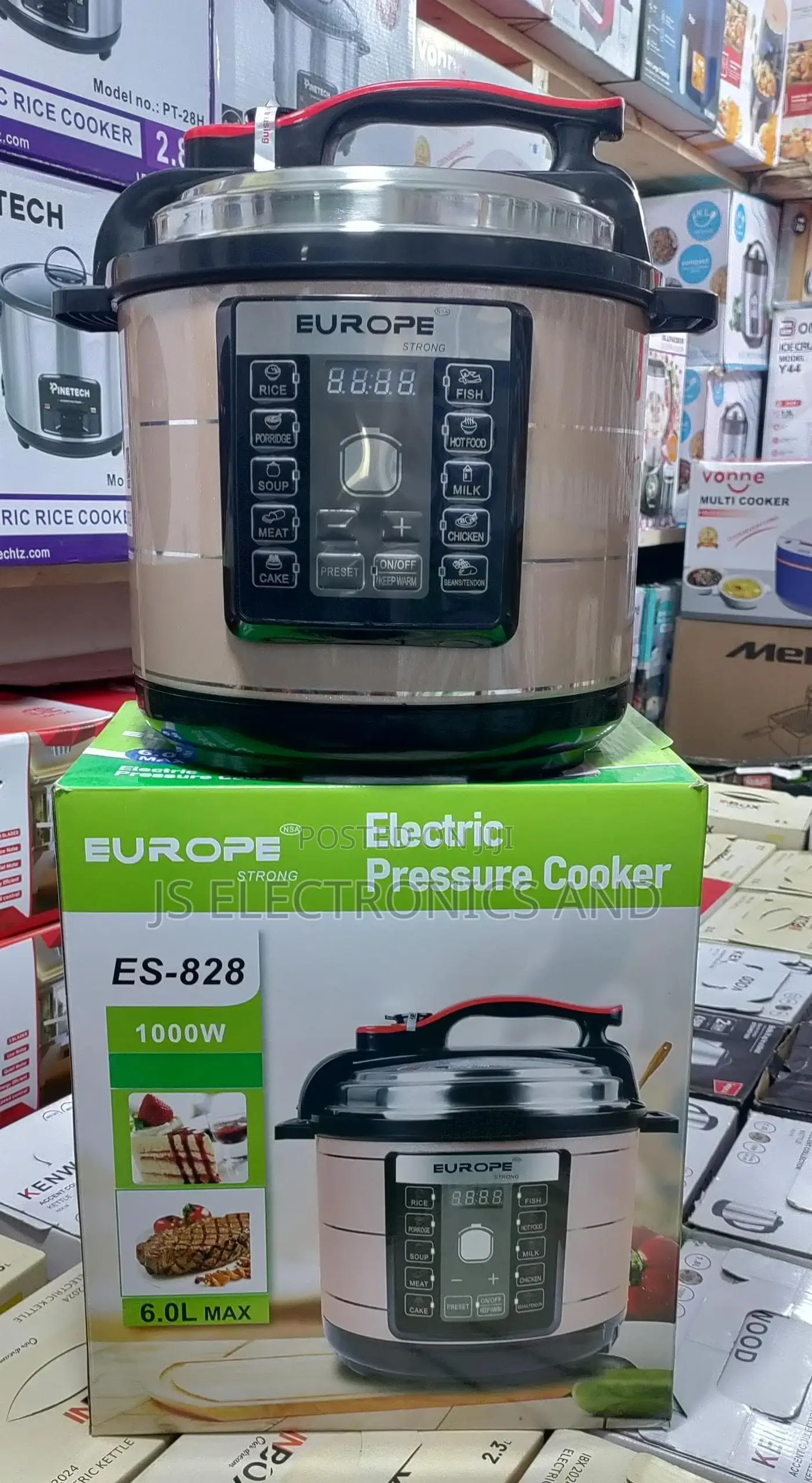 Electric Pressure Cooker EUROPE 6L ( Gold Colour)