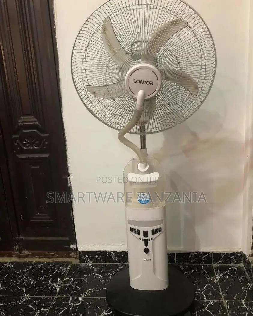 Lontor 18 Inches Rechargeable Mist Fan With Remote Control