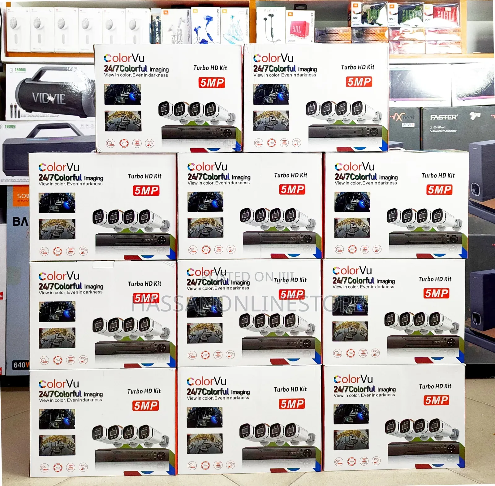 Color Vu Turbo HD CCTV CAMERA 4 Set