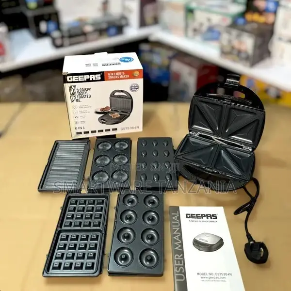 6 In 1 Sandwich Maker, Waffle Maker With 6 Removable Plates