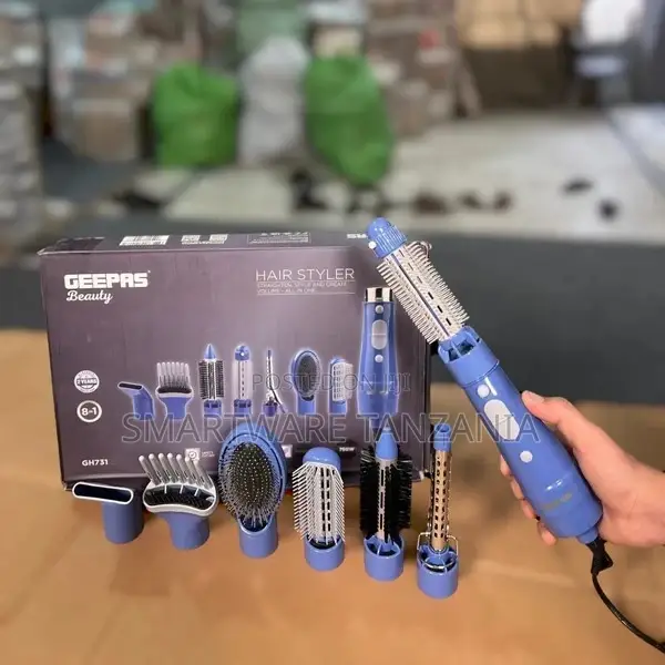 8 Magic Hot Air Styler For Hair Curling, Multi Hair Styling