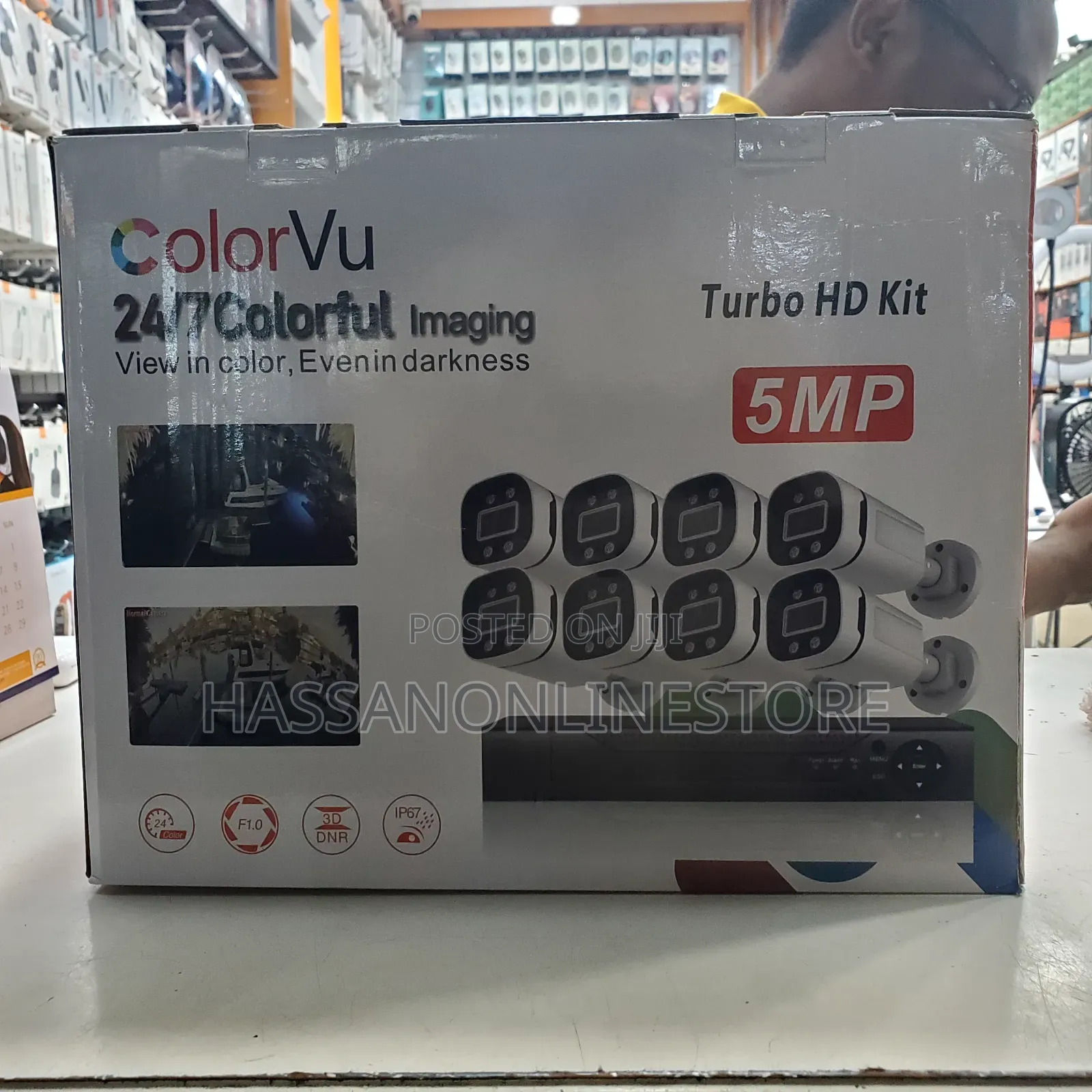 Color Vu Turbo HD CCTV CAMERA 8 Set