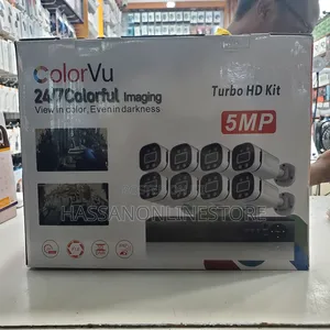 Color Vu Turbo HD CCTV CAMERA 8 Set