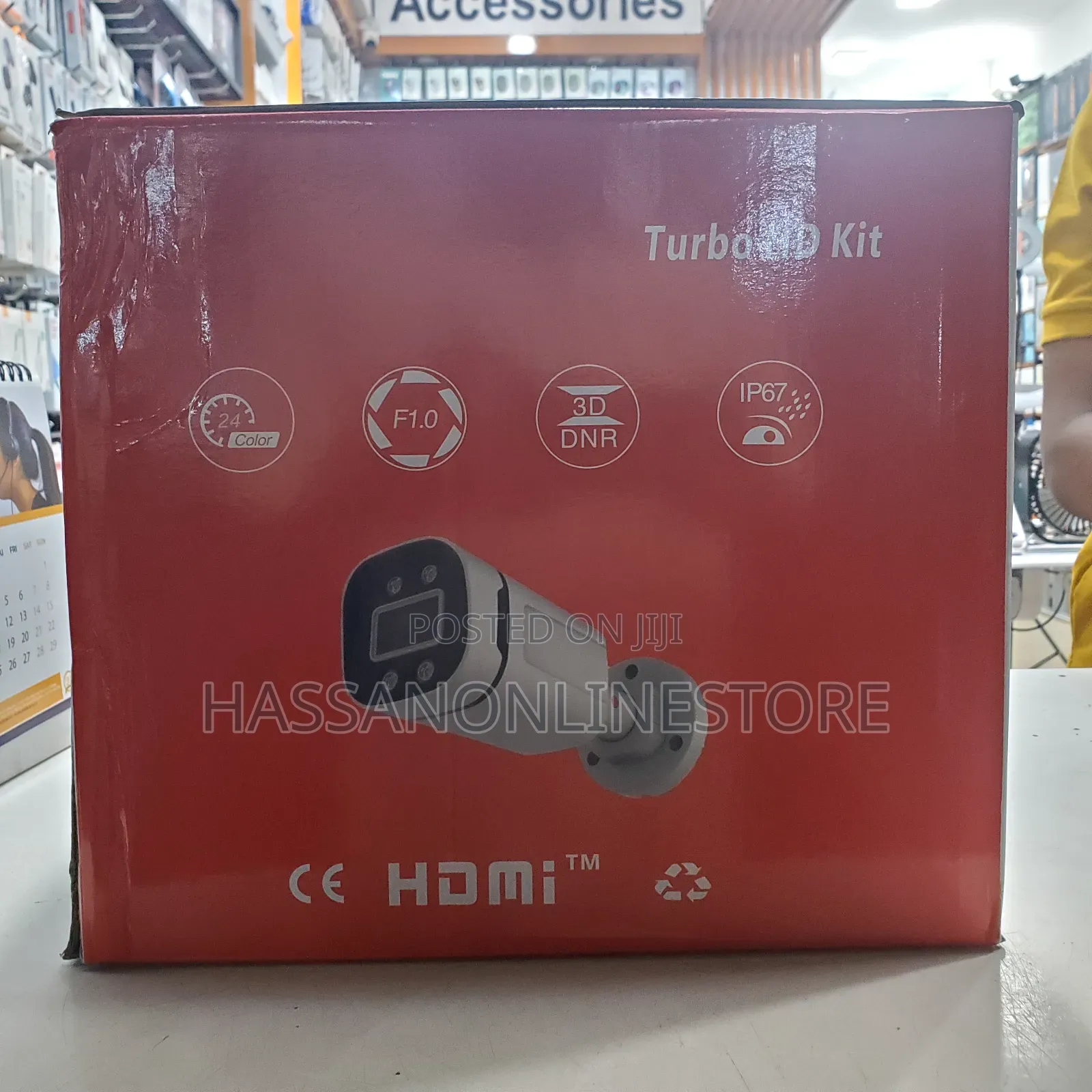 Color Vu Turbo HD CCTV CAMERA 8 Set