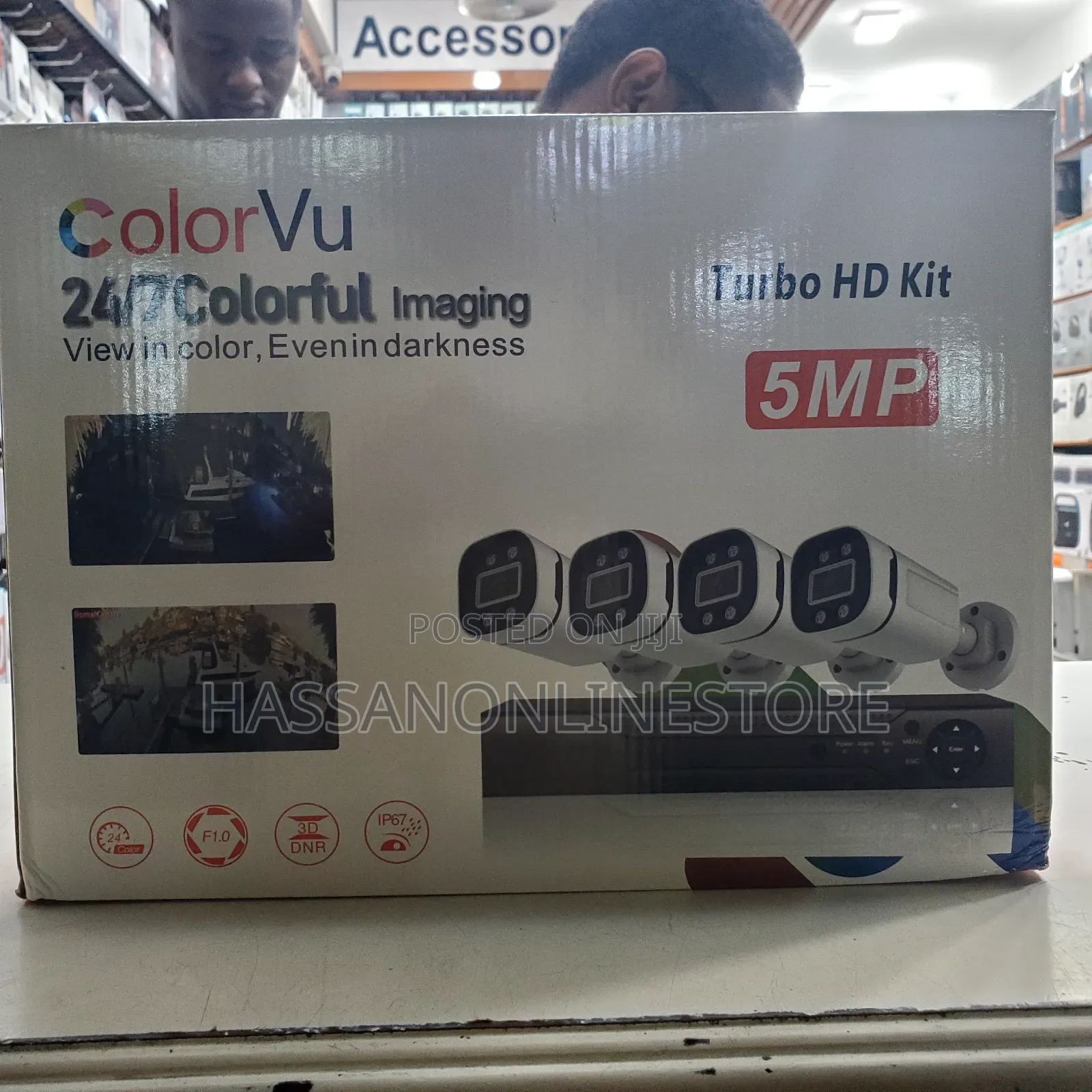 Color Vu Turbo HD CCTV CAMERA 4 Set