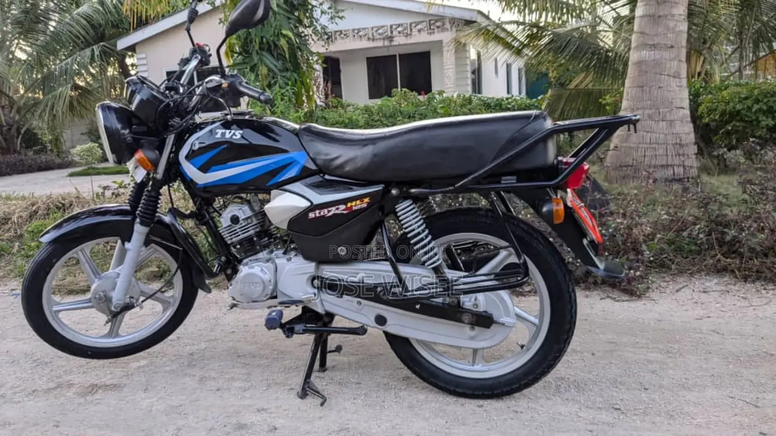 TVS HLX 125 2024 Black