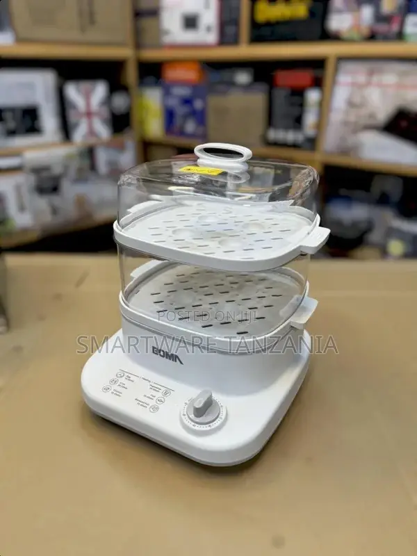 Electric Food Steamer, Fast Heating With 3 Tiers Basket